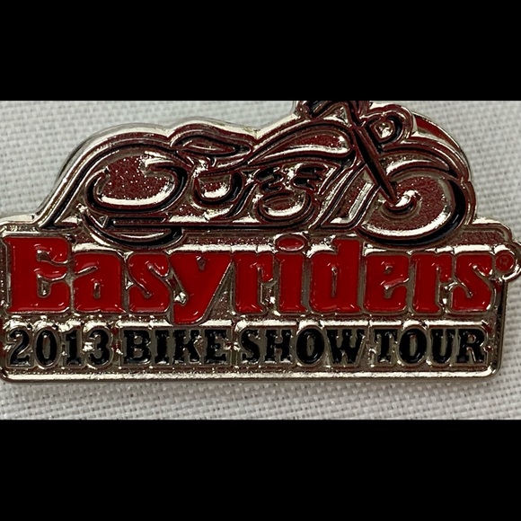 EASYRIDER  Pins  "BIKE SHOW" RIDE HARLEY BIKER VEST HAT PINS 2013 -2016 (4 Pins) - Picture 2 of 11